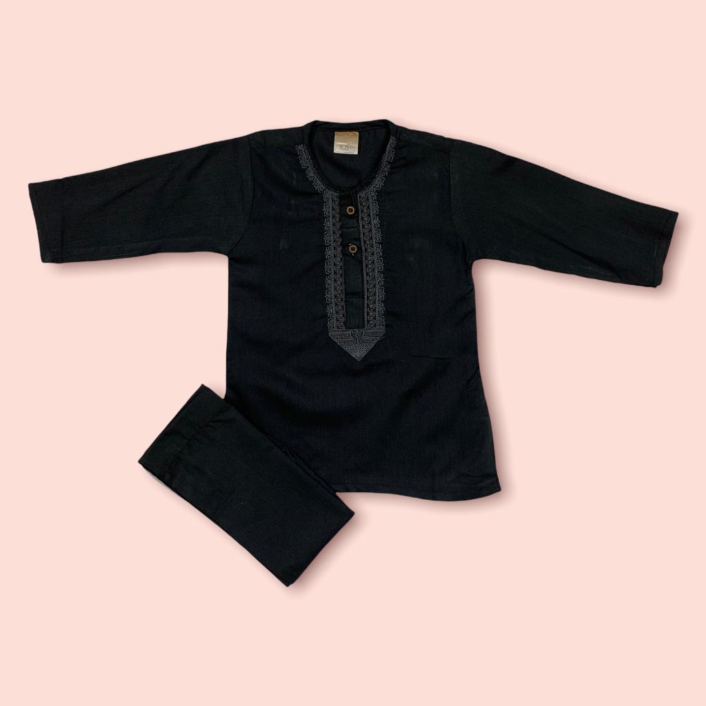 Boy Shalwar Kameez ,White size New Born main image 0