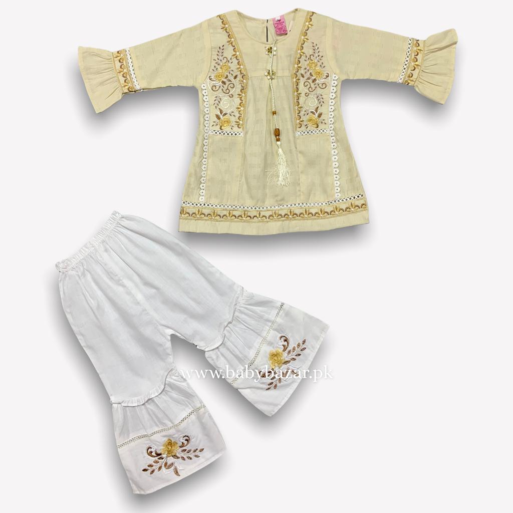 Baby girl top shalwar kameez design
