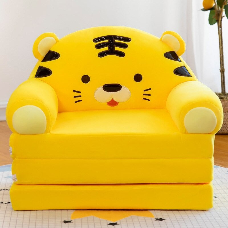 Baby Sofa Cum Bed Tiger Character Baby Bazar
