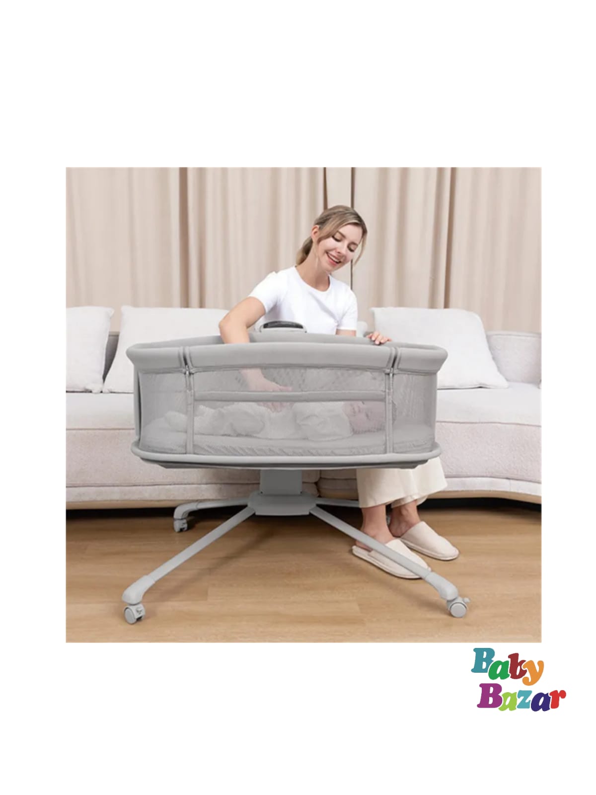 Electric Baby Sleeping Baby Crib And Swing Sleeping Bed Newborn