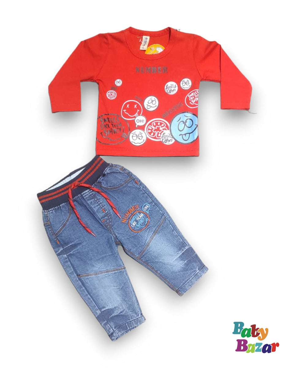 best-summer-dress-for-baby-boy-in-blended-stuff-orange-color-baby-bazar