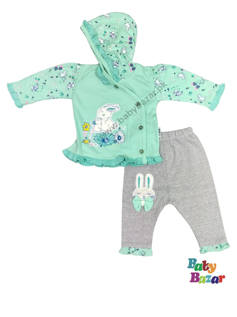 Baby Kids Blended Dress In Lamborghini Print Design Blue Color