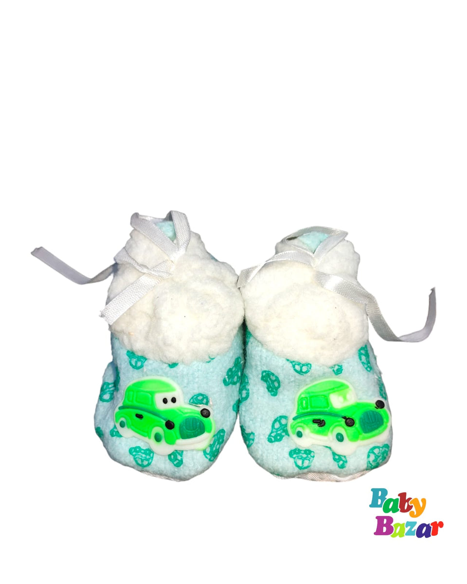 Booties For Newborn Baby In Car Design – Baby Bazar