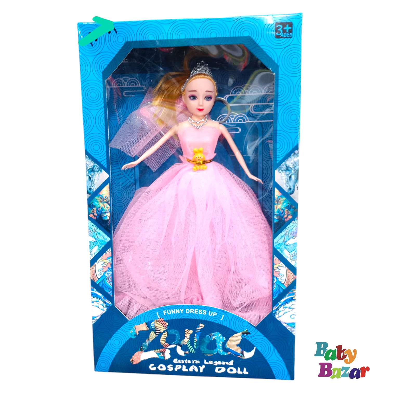 Beautiful Barbie Doll In Pink Dress – Baby Bazar