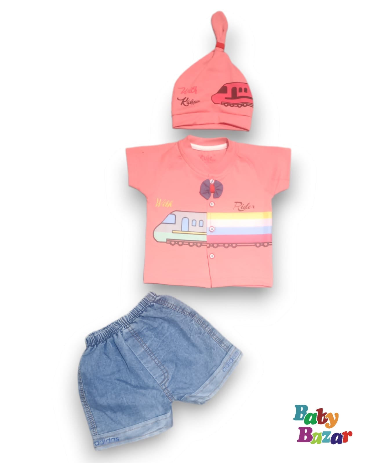 Music Printed Summer Dress For Baby Boy In Blended Stuff main image 1
