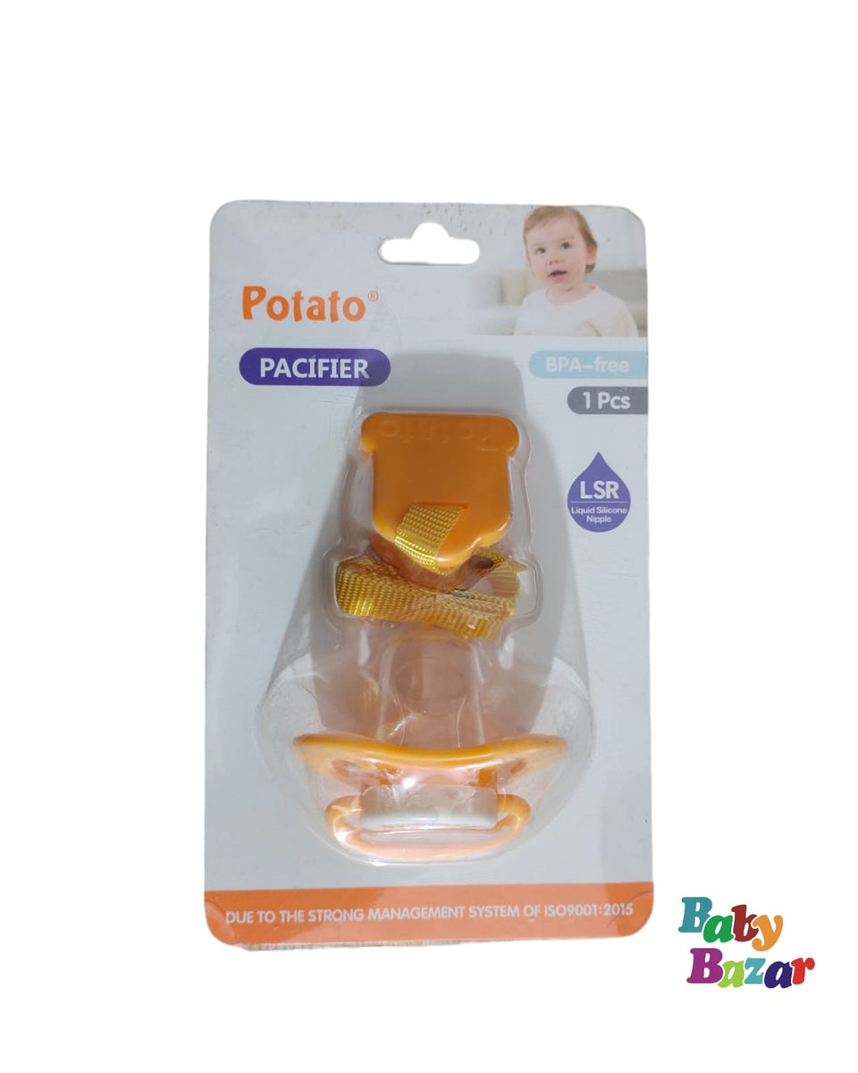 Potato Brand Baby Pacifier With Clip – Baby Bazar