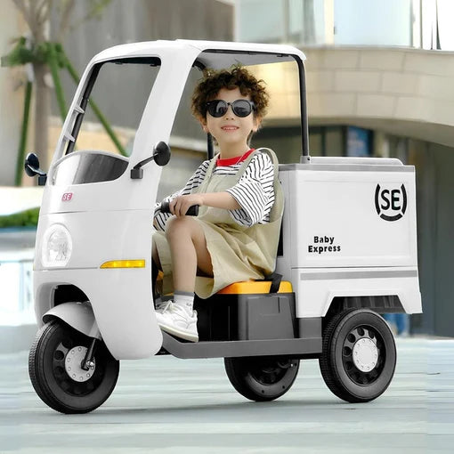 Smart Ride on 3-Wheeler Electric Rickshaw baby - bazar – Baby Bazar