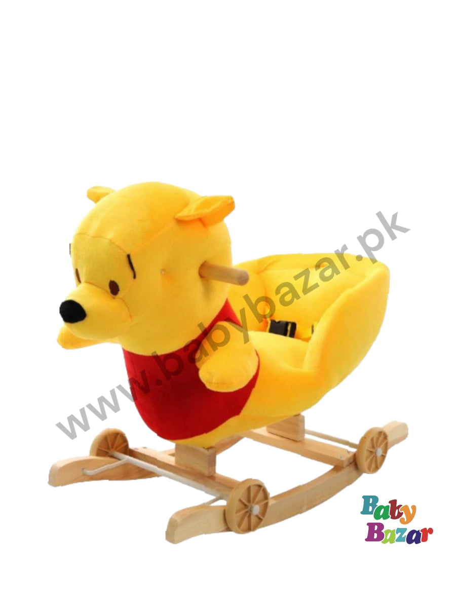 Rocking Pooh Ride with Wheel – Baby Bazar