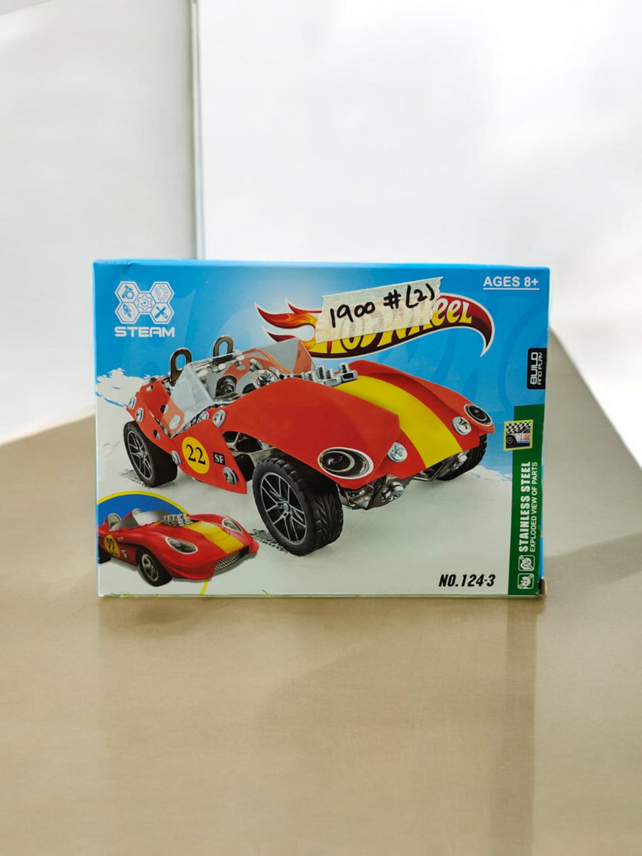 Hot Wheel Lego Block Car Toy-Baby Bazar