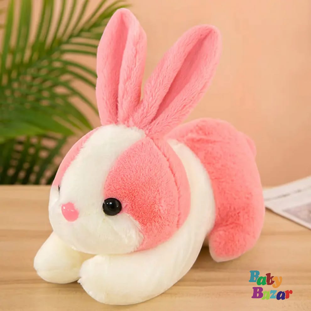 Fluffy Bunny Plush Toy - 27 CM Soft & Adorable Stuffed baby - bazar ...