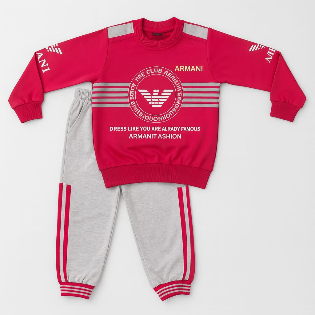 Clothing Baby Girl Armani Tracksuit Top Baby Armani Tracksuit