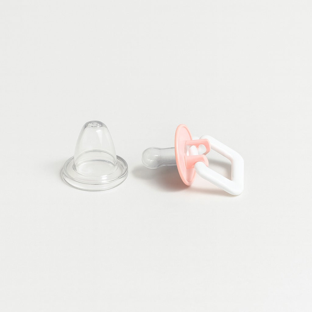 Pink Silicone Baby Pacifier with Hygienic Cap – BPA Free baby - bazar ...