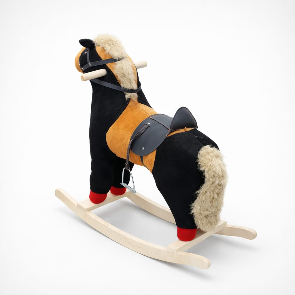 Kids Musical Rocking Horse with LED Lights – Plush baby - bazar – Baby ...