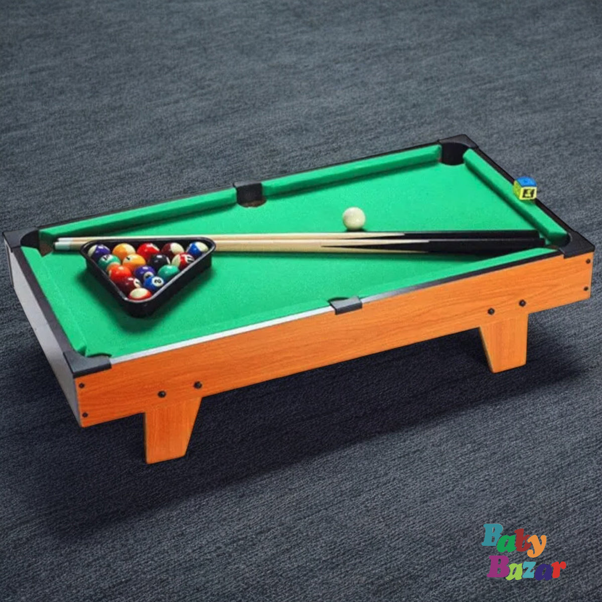 Compact Mini Snooker Pool Table & Billiard Game baby - bazar – Baby Bazar