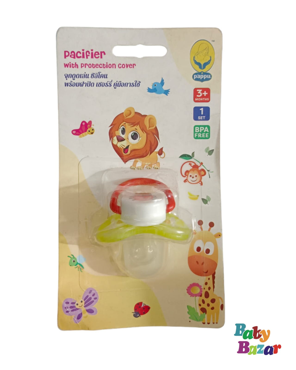 Bug Pacifier Baby Pacifier In Yellow Color In Lady Bug Character – Baby Bazar