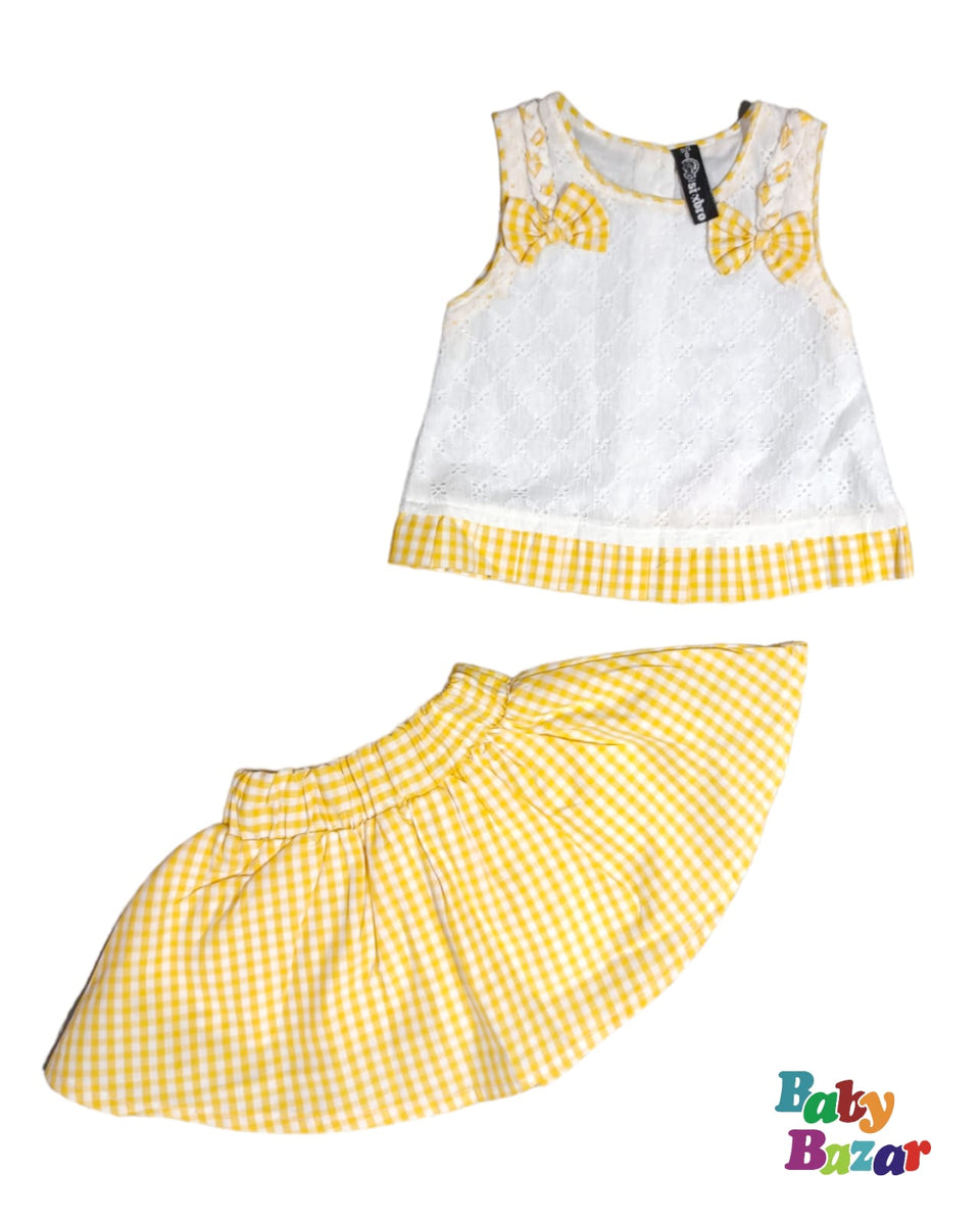 Chick Design Dress For New Born Baby Boy In Yellow Color